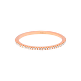 Gold and Diamond Band Ring