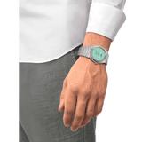 Reloj para Hombre PRX Plata y Verde Aqua