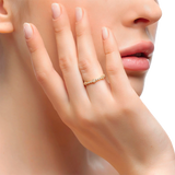 Gold and Diamond Union Dentelle Ring
