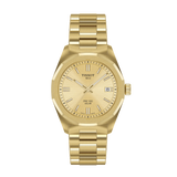 Tissot PRC 100 Solar 34mm dorado - vista frontal