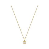 Collar Happy Diamonds Icons Square Oro Amarillo