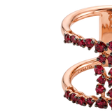 Anillo Maureen Oro Amarillo con Rubíes