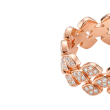 Anillo Oro Rosa con Diamantes