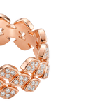 Anillo Oro Rosa con Diamantes