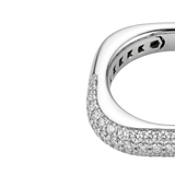 Anillo Noblesse Oblige Oro Blanco con Diamantes