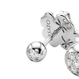 Pendientes Boutique Icon Oro Blanco con Diamantes