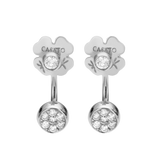 Pendientes Boutique Icon Oro Blanco con Diamantes
