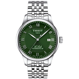 Reloj de Hombre Le Locle Powermatic 80 Plata y Verde