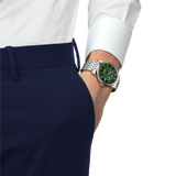 Reloj de Hombre Le Locle Powermatic 80 Plata y Verde