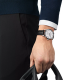 Reloj para Hombre Le Locle Powermatic 80 Negro y Plata