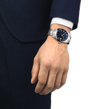 Reloj para Hombre Gentleman Powermatic 80 Silicium Plata y Azul