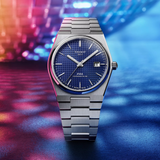 Reloj para Hombre PRX Powermatic 80 Plata y Azul