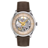 Reloj para Hombre Chemin Des Tourelles Skeleton Marrón