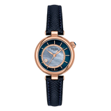 Reloj para Mujer Desir Automático 28mm Azul y Cuero