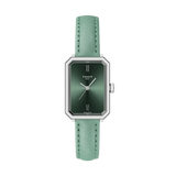 Reloj para Mujer SRV Cuarzo 30mm Verde y Cuero