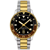 Reloj para Hombre Seastar 1000 Quartz GMT Oro Amarillo y Negro