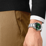 Reloj para Hombre Gentleman Powermatic 80 Silicium Plata y Verde