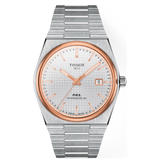 Reloj para Hombre PRX Powermatic 80 Plata y Oro Rosa