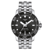 Reloj para Hombre Seastar 1000 Powermatic 80 Plata y Negro