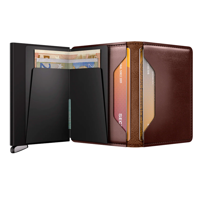 Premium Slimwallet Dusk Dark Brown +