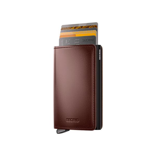 Premium Slimwallet Dusk Dark Brown +