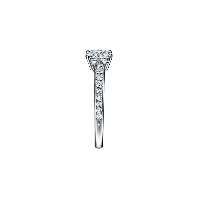 Tiffany Harmony Anillo de Compromiso Platinum & Diamonds