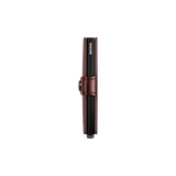 Premium Miniwallet Dusk Dark Brown +