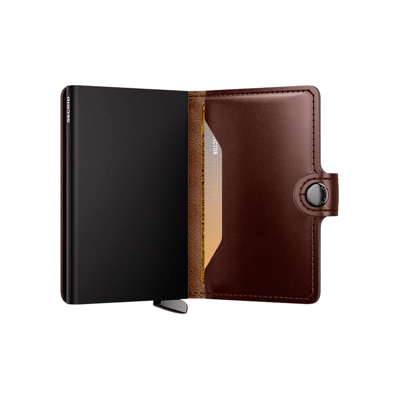 Premium Miniwallet Dusk Dark Brown +
