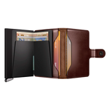 Premium Miniwallet Dusk Dark Brown +