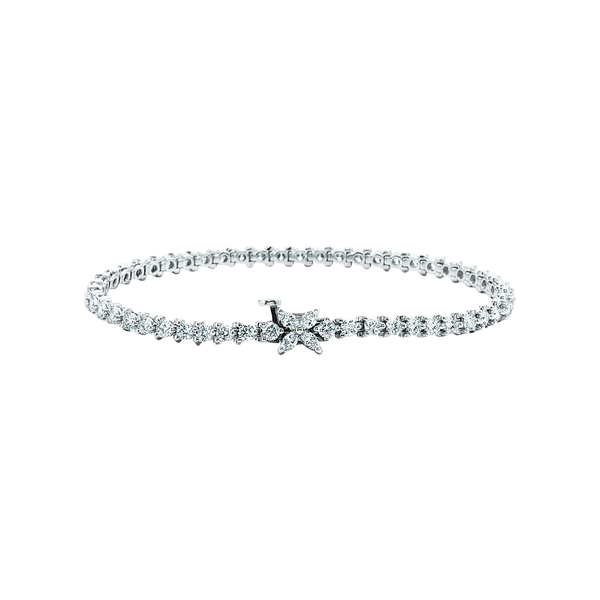 Tiffany Victoria Brazalete Tennis Platinum & Diamonds