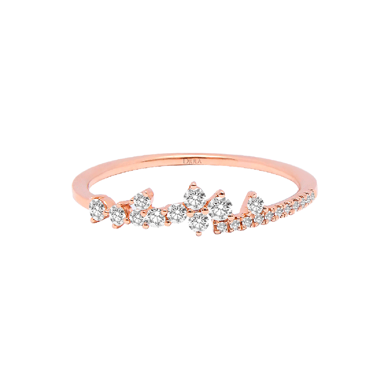 Gold and Diamond Fairytale Ring