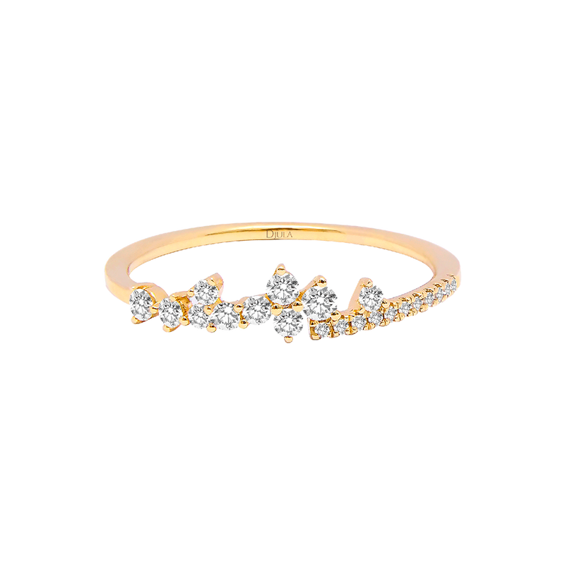 Gold and Diamond Fairytale Ring