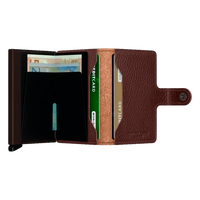 Miniwallet Veg Espresso Brown