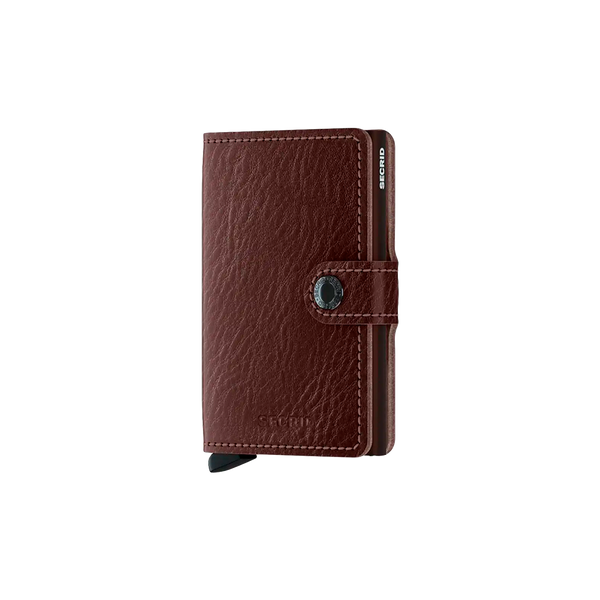 Miniwallet Veg Espresso Brown