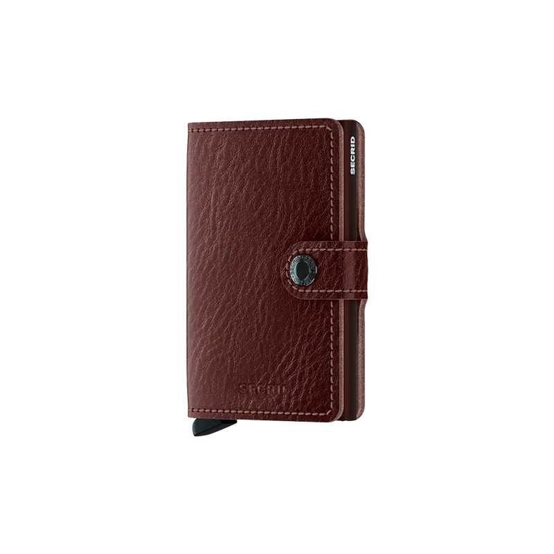 Miniwallet Veg Espresso Brown