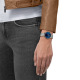 Reloj para Mujer Everytime 34mm Plata y Azul