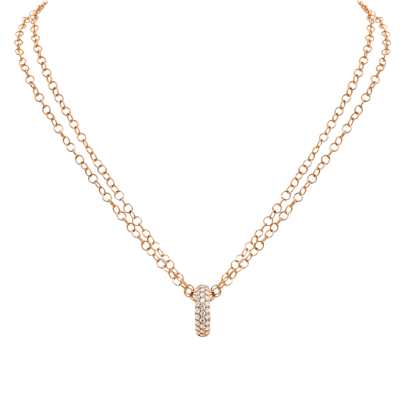 Noblesse Oblige Collar Rose Gold & Diamonds