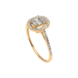 Gold and Diamond Union Vendôme Ring