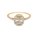 Gold and Diamond Union Vendôme Ring