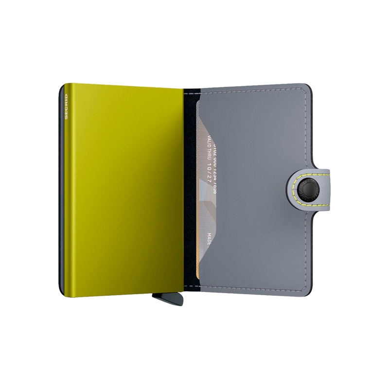Miniwallet Matte Grey Lime