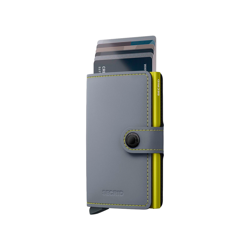 Miniwallet Matte Grey Lime