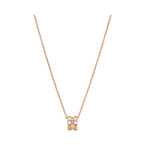 Collar Ice Cube Rueda Oro Rosa