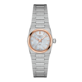 Reloj para Mujer PRX 25mm Plata Bisel Oro Rosa