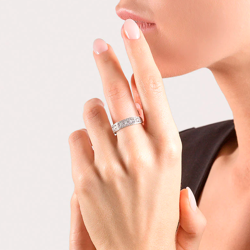 Belle Époque Anillo with Diamonds