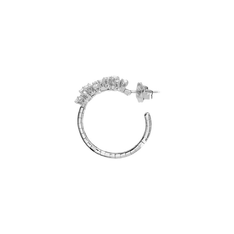 Mimosa Pendientes with Diamonds