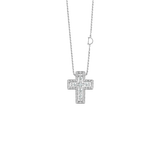 Belle Époque Cross Collar with Diamonds 19x16 mm