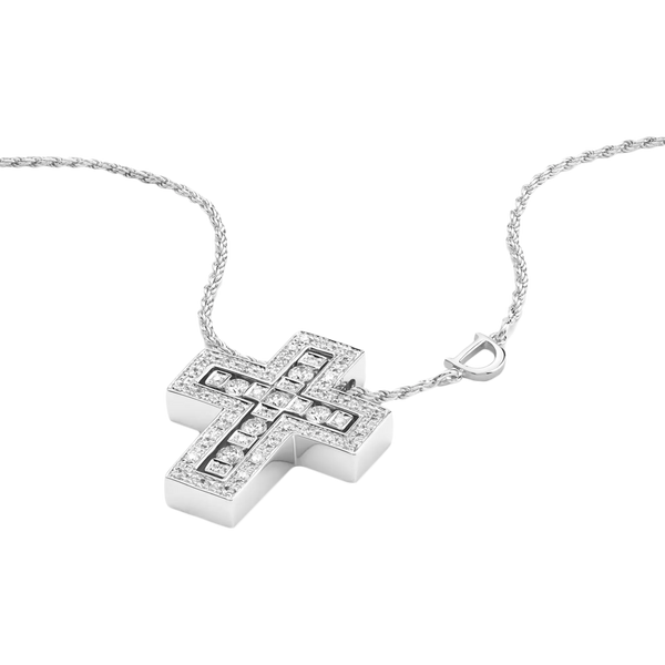 Belle Époque Cross Collar with Diamonds