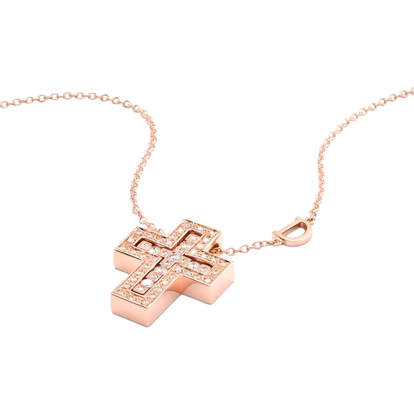 Belle Époque Cross Collar with Diamonds