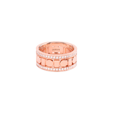 Anillo Belle Époque Reel with Diamonds Oro Rosa