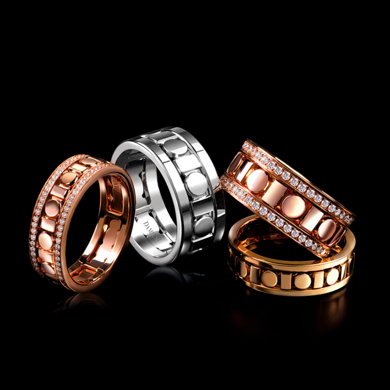 Belle Époque Reel Anillo with Diamonds